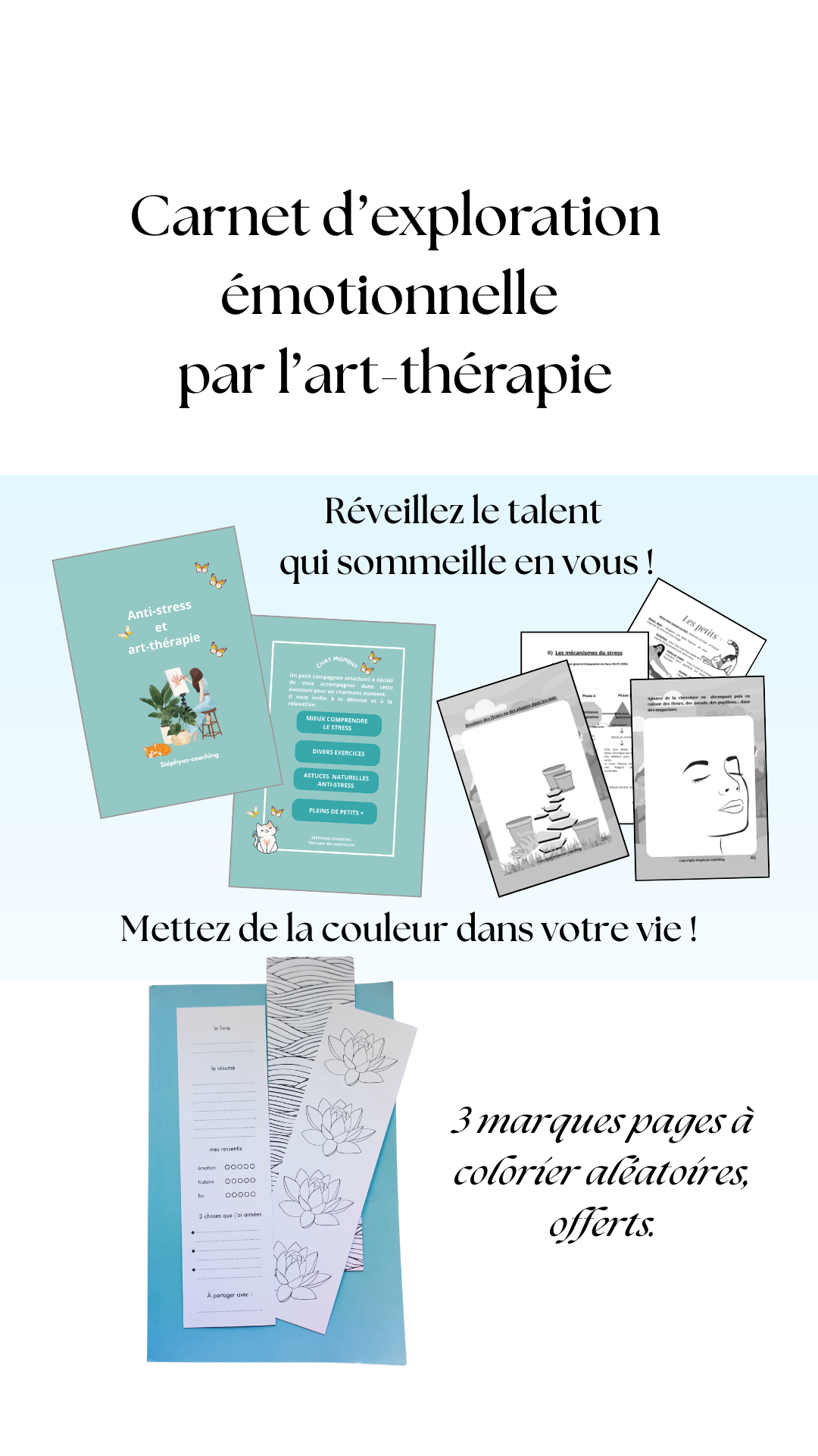 Carnet d’évasion émotionnelle – Écriture & Créativité