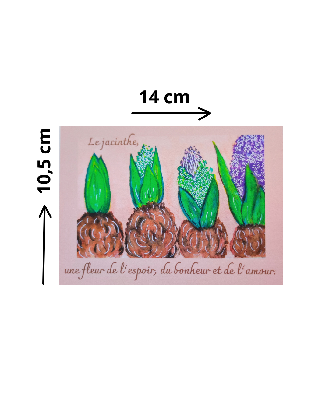 Lot de cartes et de marque-pages "Douce améthyste"