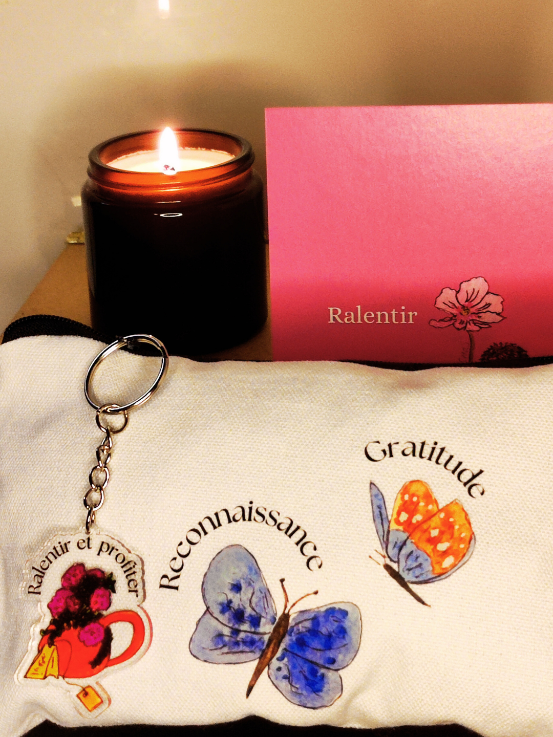 Duo “Légèreté & douceur” – Papillons et fleurs à offrir