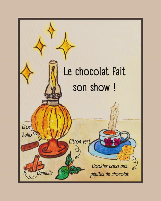 ⭐ Lot de 4 Cartes Illustrées – Édition Spéciale Fêtes de Fin d’Année ⭐